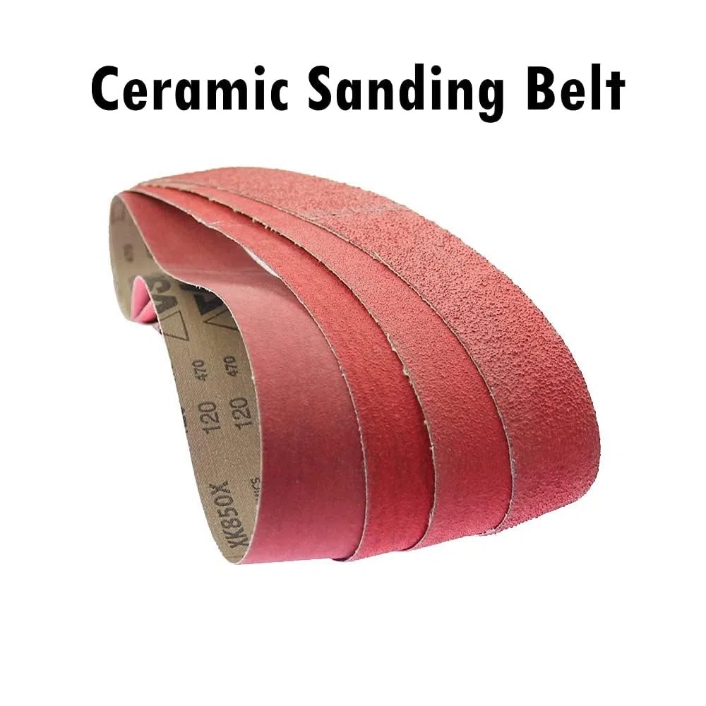 Schleifbänder, Sandstrahlwerkzeuge, VSM XK850X Keramik-Schleifbänder for Schleifen von superhartem Metall, 4 Stück(MIX,762x25mm)