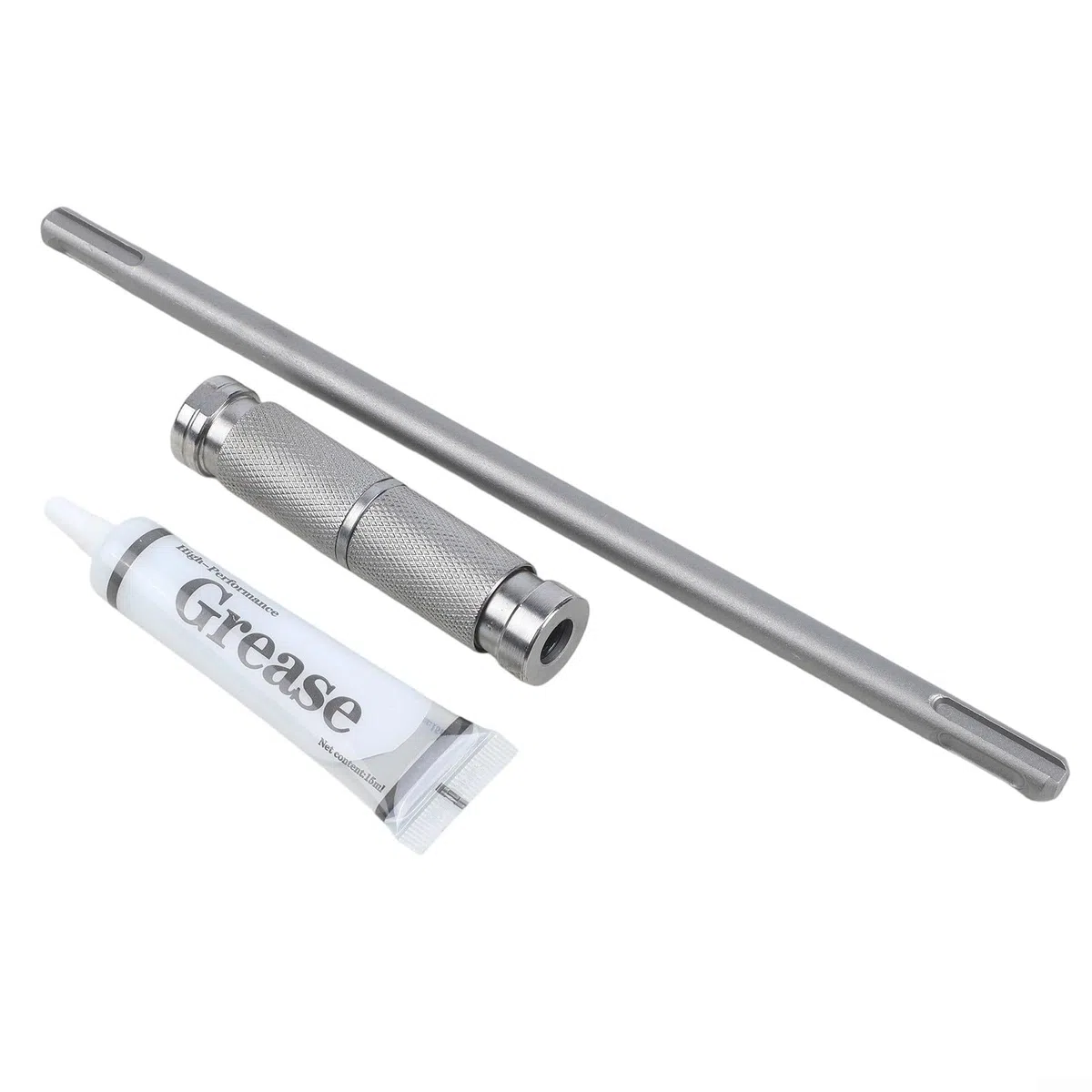 SDS-Plus-Verlängerungsstange, 26 cm, mit Schnellwechseladapter für Bohrhammer, entwickelt für schnelle Werkzeugverriegelung und Kompatibilität mit verschiedenen Bohrer-Rundschäften