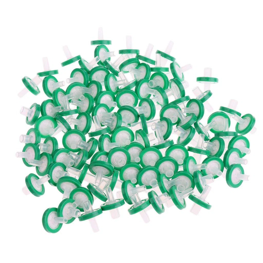 100 Stück Einweg Spritzenfilter 0.22um 13mm Wissenschaftlicher Spritzen Filter
