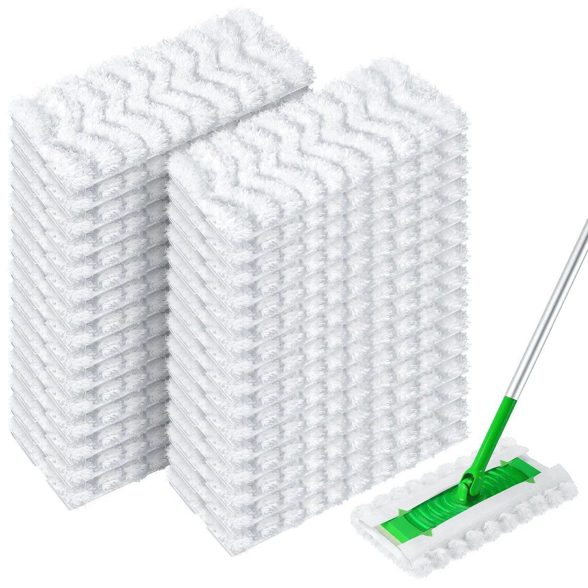 Verbesserte Einweg-Haustier-Mopp-Pads, kompatibel mit Swiffer Dry Sweeping Cloths, Staubwedel, Einweg-Reinigungswerkzeugen, 30 Stück