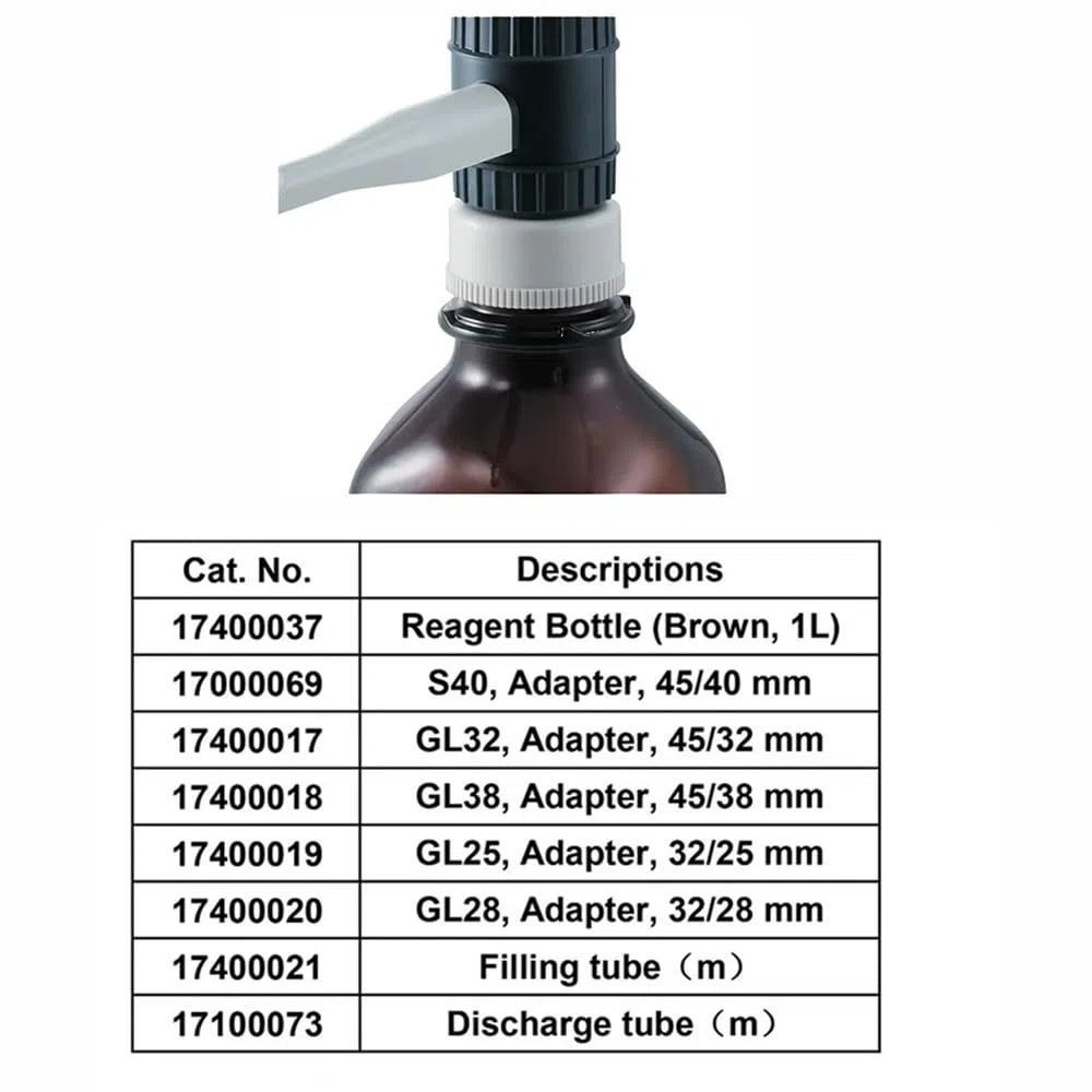 S40 GL 28 GL45 Adapter Geeignet for Flasche Top Dispenser Füll Rohr Entladung Rohr(GL25 Adapter)