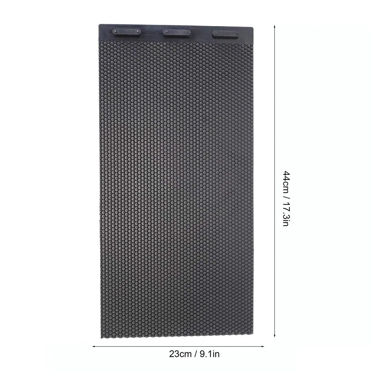 Beeswax Mold - Build Foundation Sheets For Brood Box Frames, jt Black Flexible Honeycomb Hexagonal Textured Grid, 2 Piece Set Multi Functional Component Bundle, Food Grade Supple Silicone Material Un