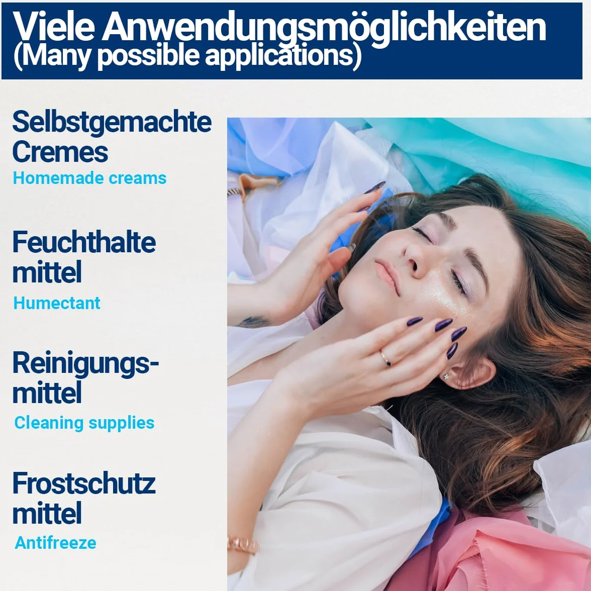 1000ml Glycerin + 1000ml Propylenglycol in Pharmaqualität | >99,5% | Rein | E422 + E1520 DIY