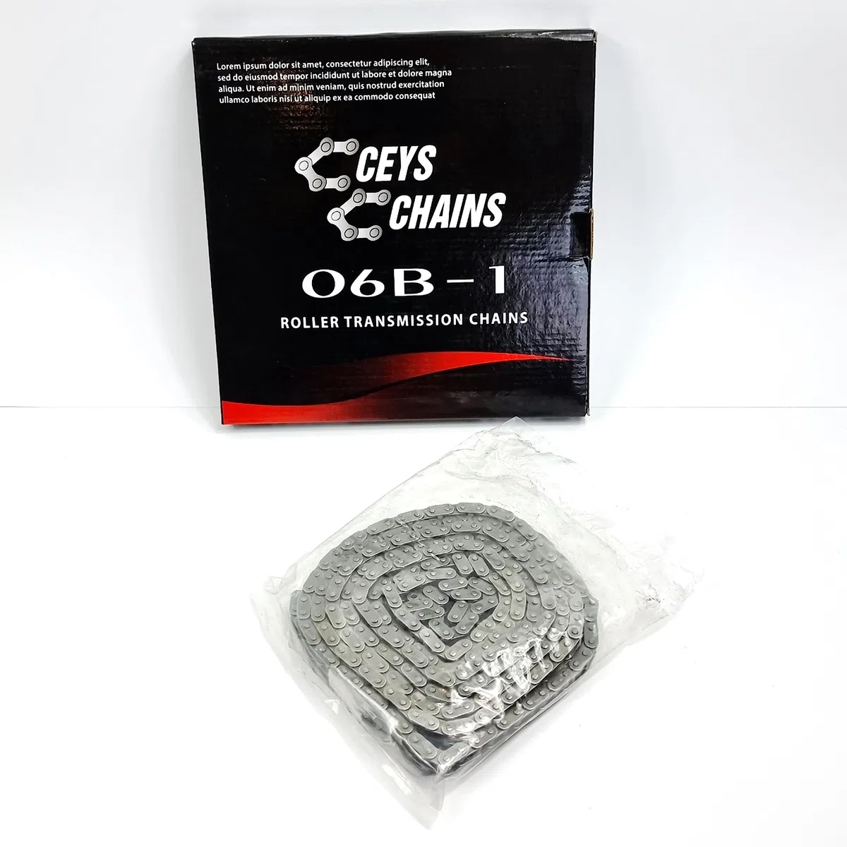 Generisch Qualitäts Ceys Chains Rollenkette 06 B-1 (3/8 x 7/32'') 5 Meter Bund DIN 8187
