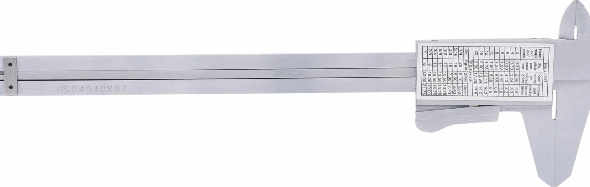 KS Tools 300.0510 Taschen-Messschieber 0-150mm, 235mm
