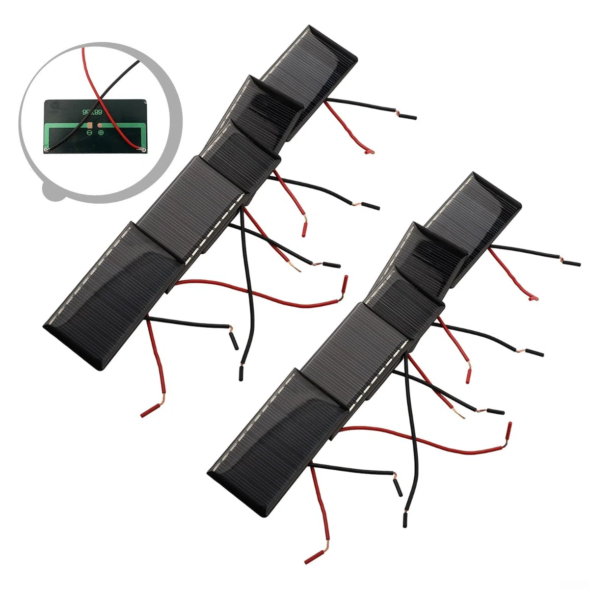 Miniatur-Solarpanel mit 5 V Ausgangsleistung für energieeffiziente Heimwerkeranwendungen (1 Stück)