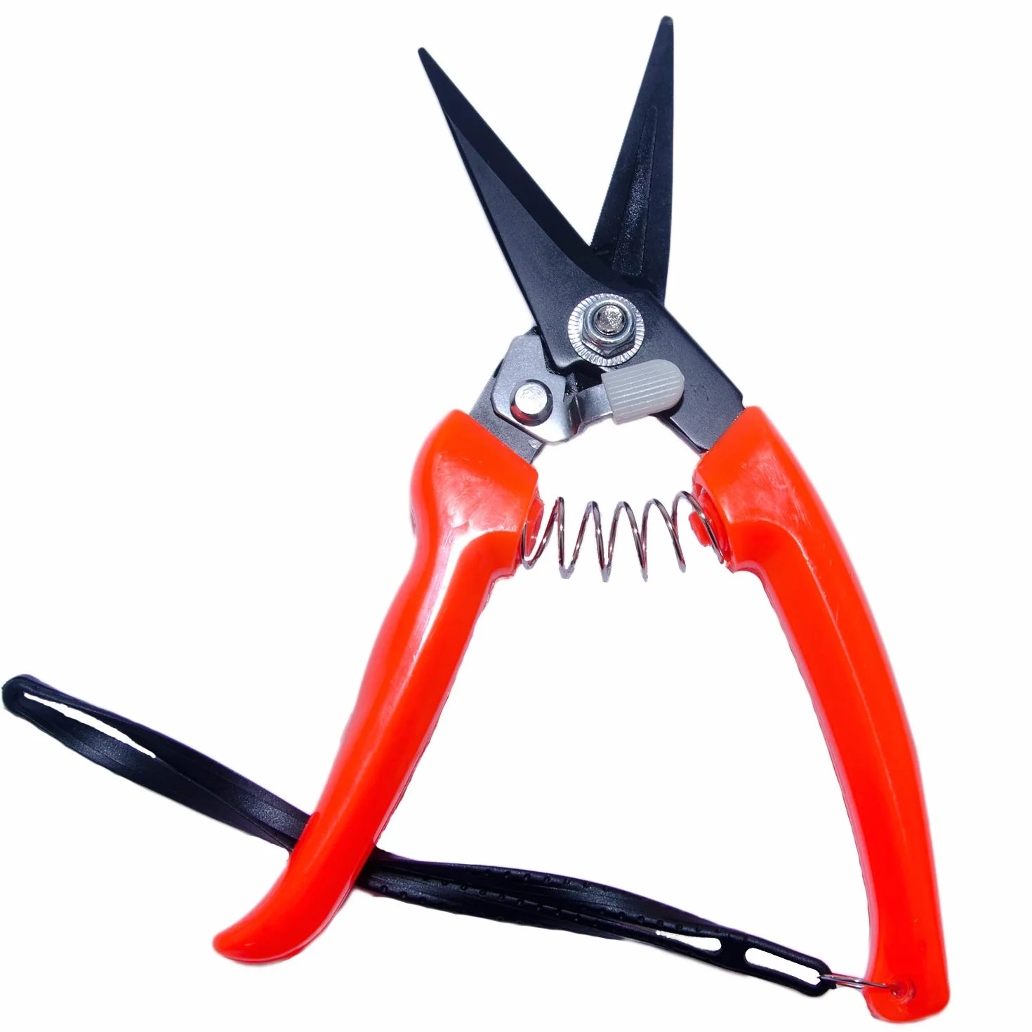 Professionelle Klauenschere für Schafe und Ziegen, 20,3 cm, Rot-Schwarz, Gezahnte Klingen
