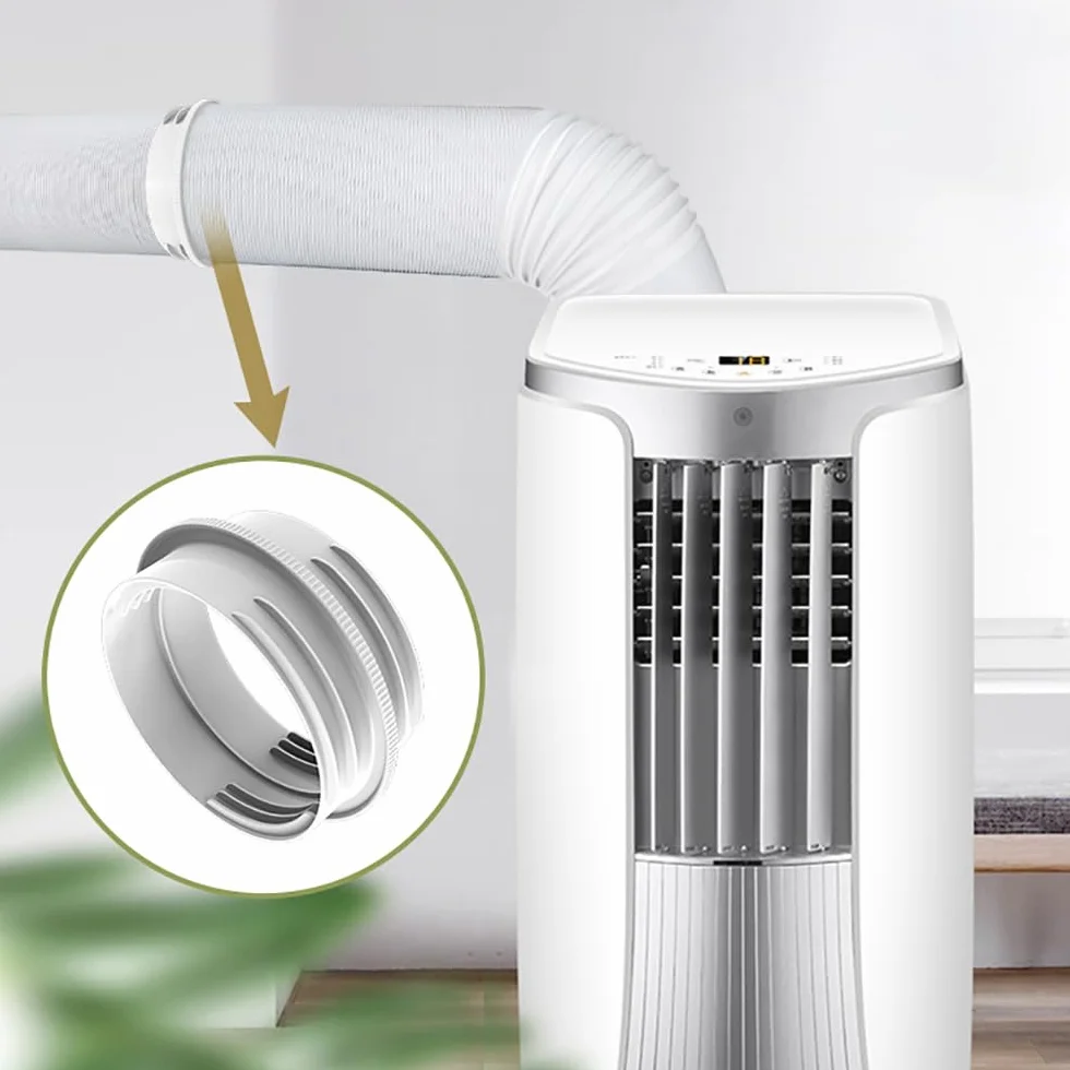 Schlauchkupplung für Klimaanlagen, Universal 5Inch 5.9Inch AC Schlauchverbinder, Kompatibel mit rechts- und linksdrehenden Gewinden Schlauch