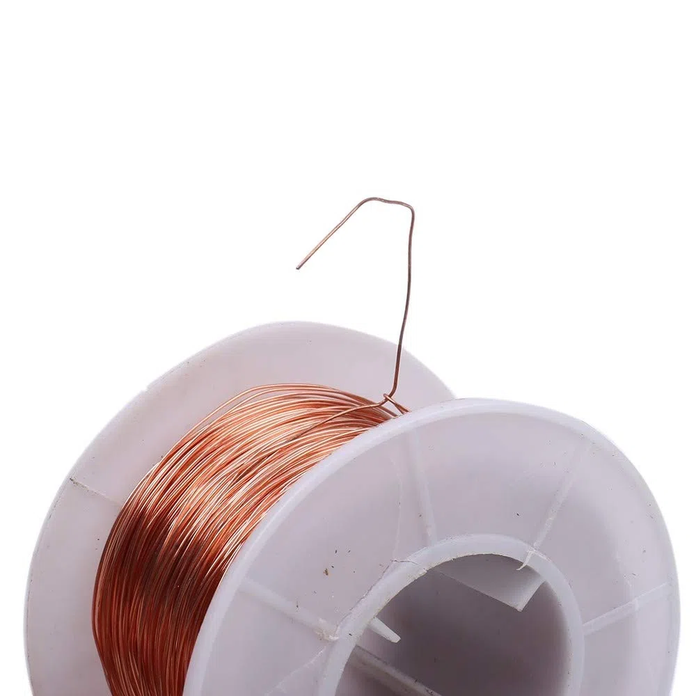 Pure Kupferdraht, 0,4/0,5/0,8 mm 250g T2 Blanker Reines Kupfer Basteldraht, DIY Craft Weicher Nackter Kupfer Draht mit Gute Wärmeleitfähigkeit und Korrosionsbeständigkeit(zufällig rollen) (0.8mm 250g)