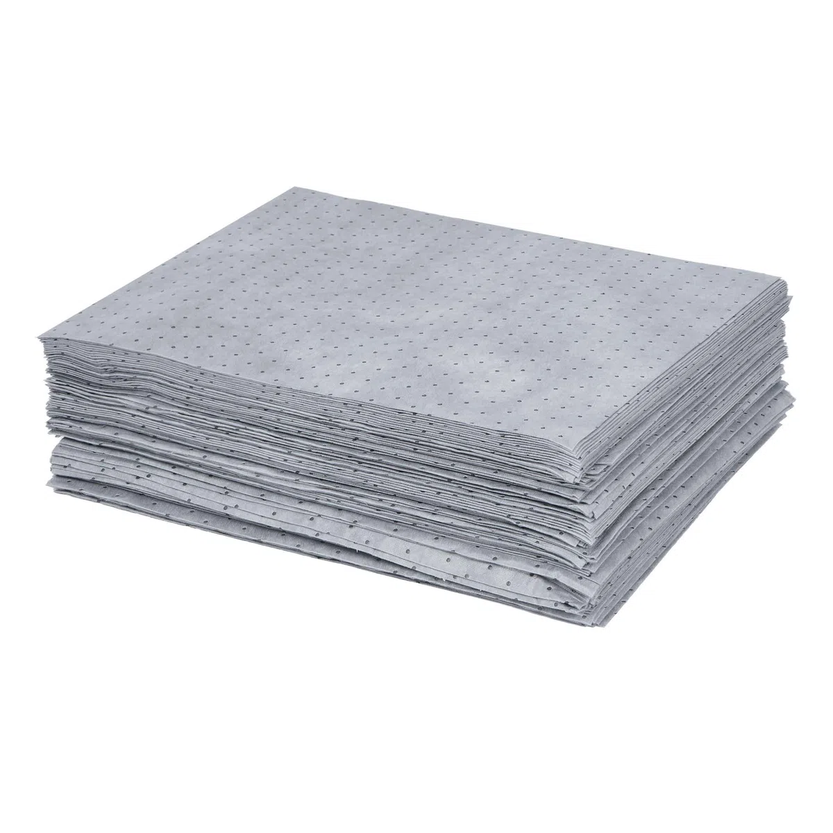 Ölabsorbierende Pads schwere ölabsorbierende Blätter Ölverschmutzungsmatte Grau Ölabsorptionsblätter Öl-Pads für Zuhause, Garage, Keller, Restaurant, Küche, 50 x 40 cm, 100 Stück, S05Y2KM0001