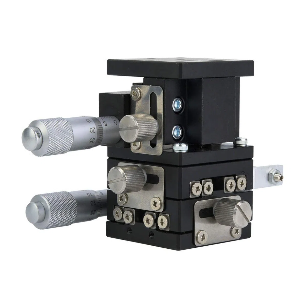 LD40-LM 3 Achsen XYZ Linear Stage Trimming Platform Lager Tuning Schiebetisch 40x40mm Professionelles Werkzeugzubehör