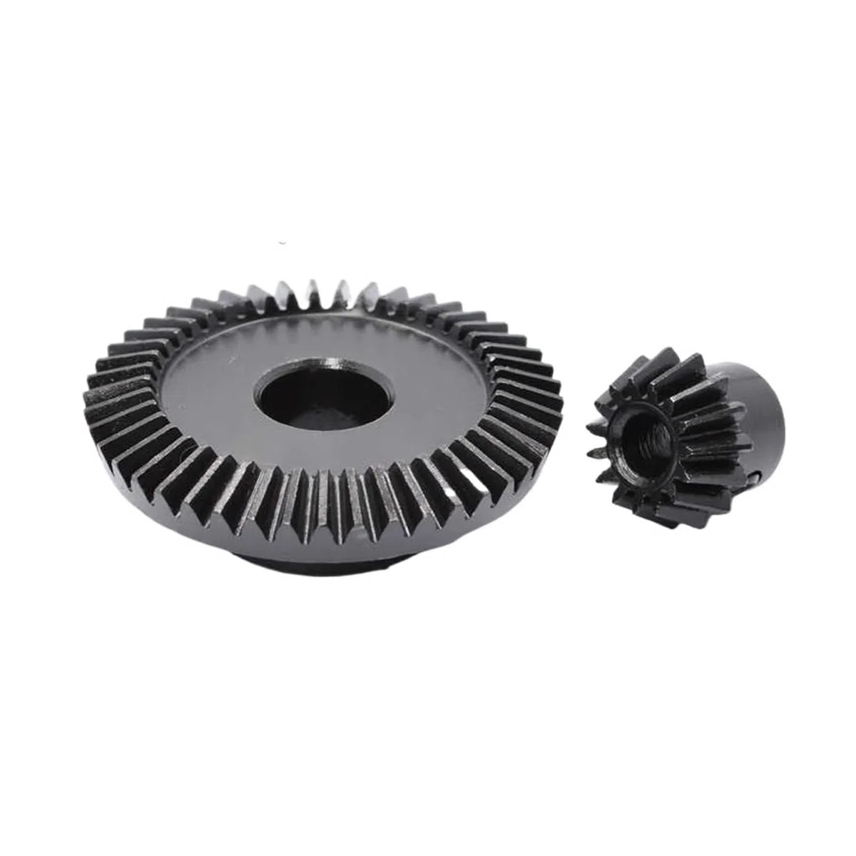 1 stücke 1:3 Kegelrad 1M 15 Zähne 45 Zähne 45# Stahl Innen Loch 6/8/10/12mm Getriebe 90 Grad Kämmen Winkel Stahl Zahnräder(8mm,15 Teeth)