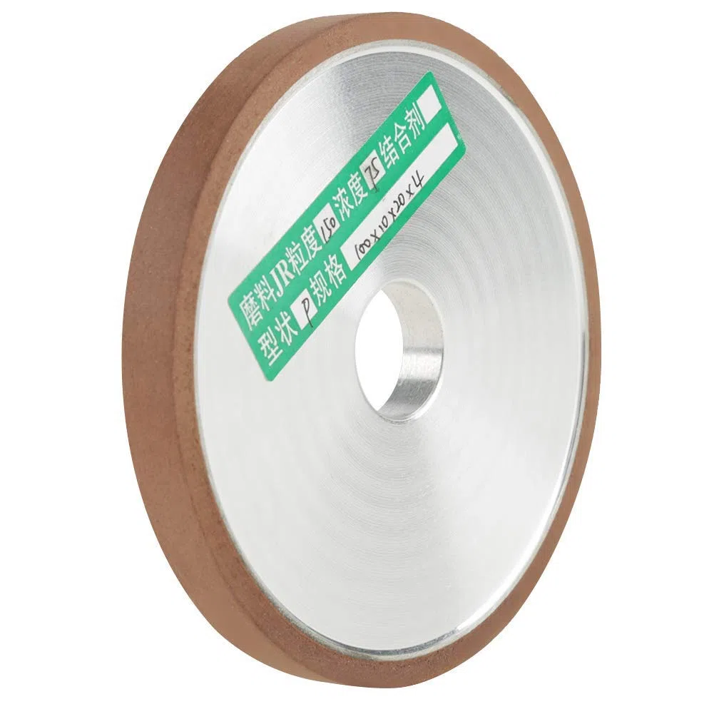 150 Grit 100 mm Diamant Schleifscheibe für Messer, 100 x 20 x 10mm Resin Plain Diamantschleifscheibe für Cutter Grinder Hartmetall Hart Stahl
