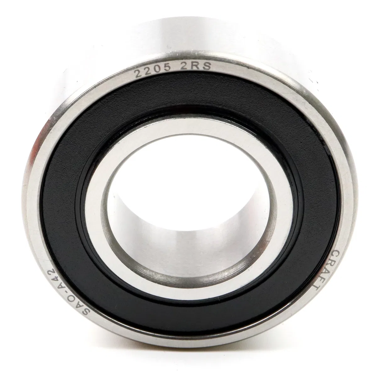 Pendelkugellager 2205 2RS 25x52x18mm, DIN 630, hohe Belastbarkeit, langlebige selbsthaltende Pendelkugellager, geringe Reibung, ideal für Förderanlagen, Industriemotoren