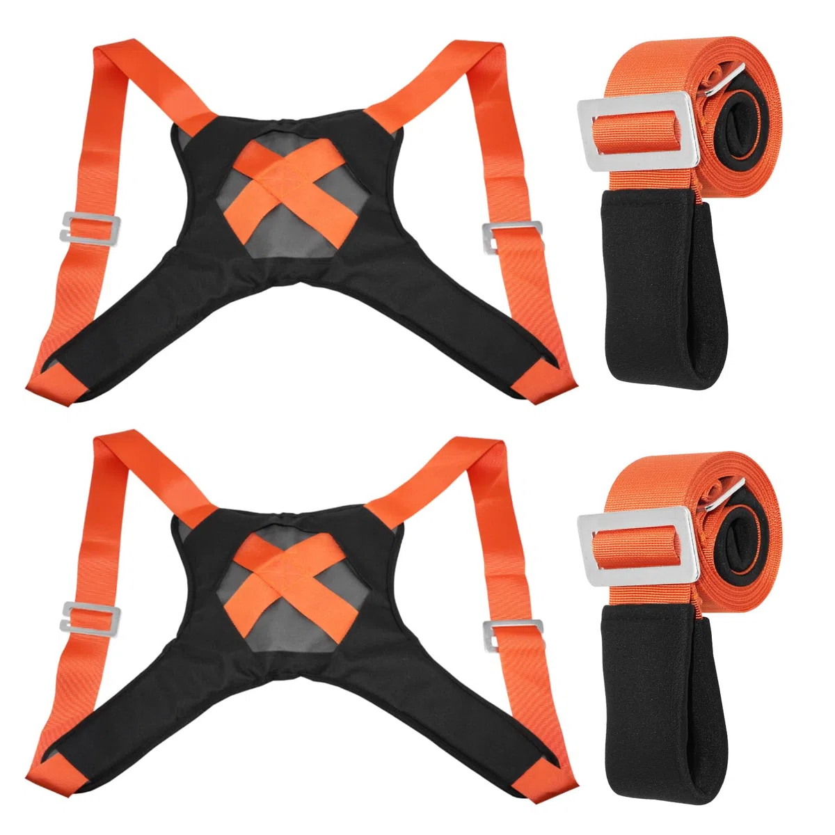 4 Pcs Tragegurte Umzug 2 Personen, Transportgurt, Hebegurt, Umzugshelfer, Tragehilfe, Hebeband, Multifunktionaler Gurte für Materialtransport, Möbeltragegurt Ergonomischen, Möbeltragegurte