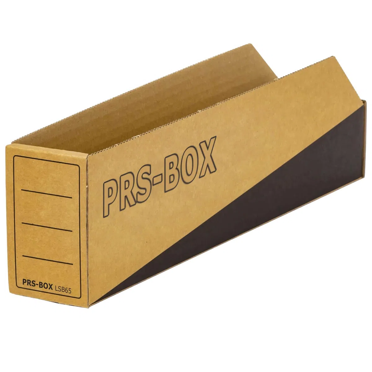 PRS Lagersichtbox LSB65 Natur/Schwarz, 305x65x110mm, (Ident mit der Pressel Lagersichtbox) 30 Stück/Packung