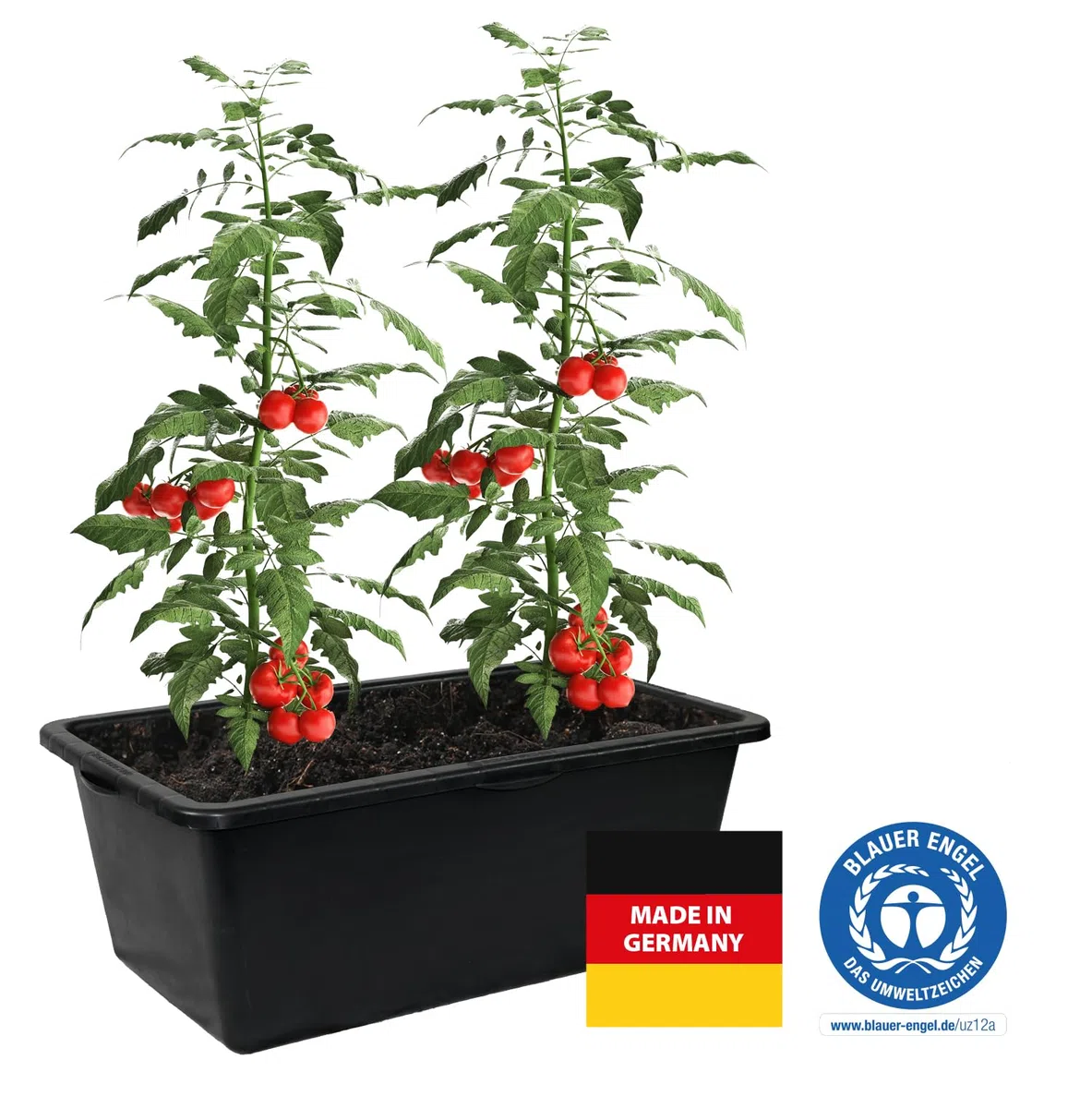 5 Stück Friesenthal Mörtelkasten/Wanne, in 60L, Made in Germany - Blauer Engel