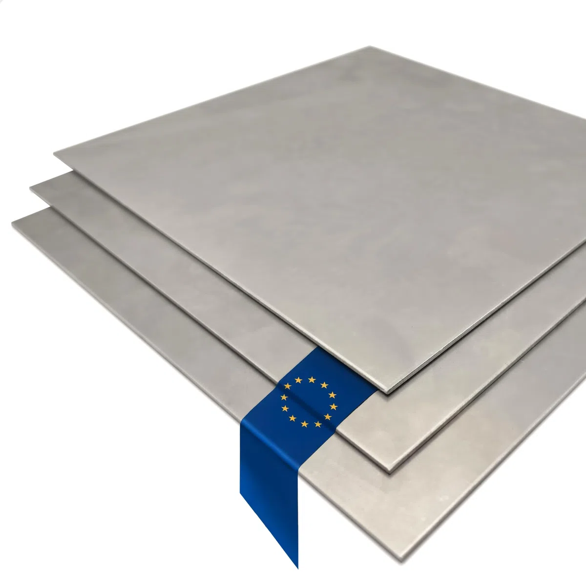 Stahl-Shop24 Edelstahlblech 3mm, 250 x 250mm V2A 1.4301 rostfrei – Edelstahlplatte Metallplatte Blechplatte massiv – Stahlplatte 3mm Blech Zuschnitt Metallblech Platte Edelstahl Stahlblech VA