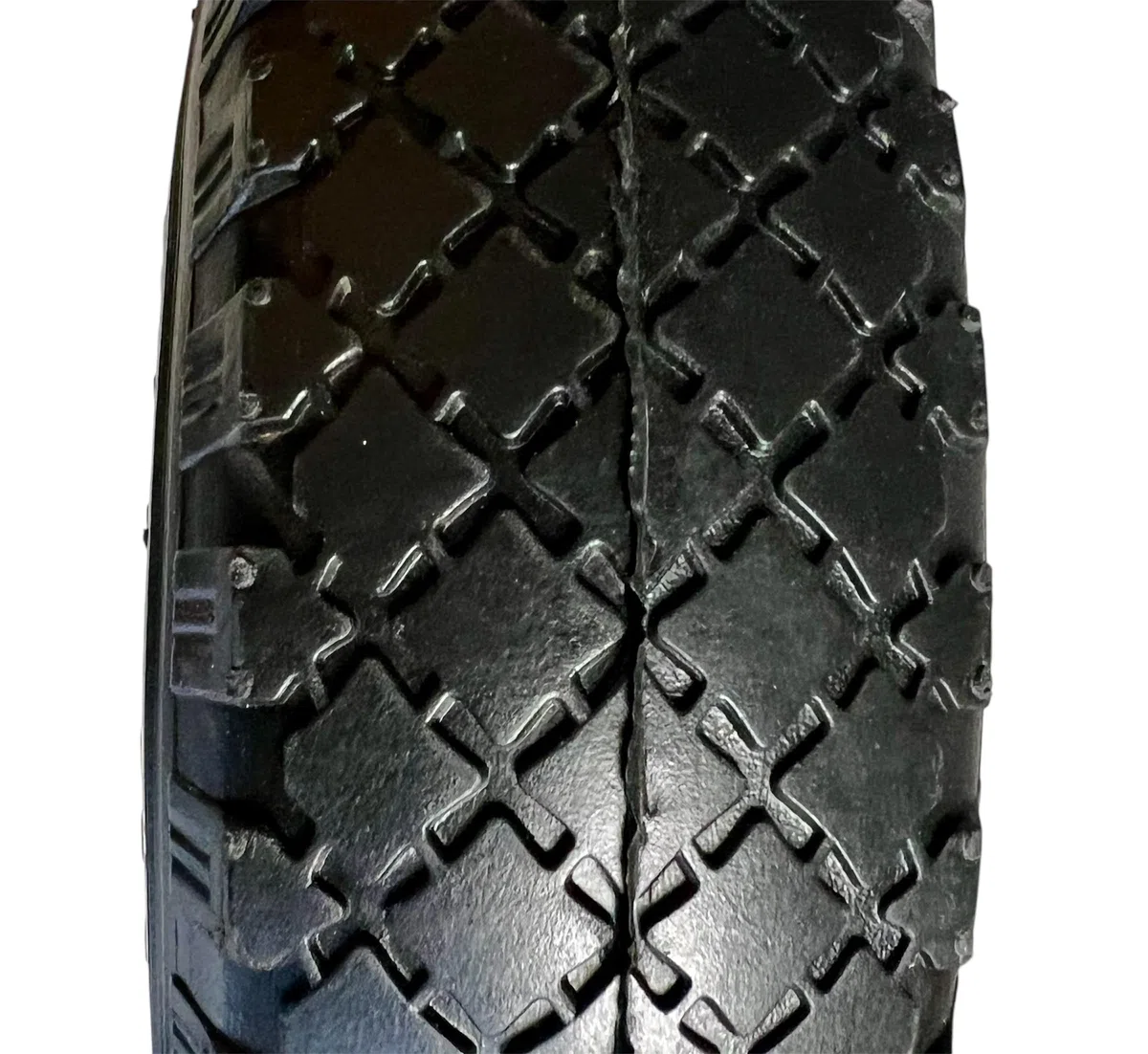 KOVA® 2X Sackkarrenrad LUFTBEREIFT 3.00-4, 260x85mm, Nabe Ø20×75, Reifen mit Schlauch & Rad Sackkarre Bollerwagen Luftreifen Ersatzrad Sackkarren Räder Rollenlager Luftrad Winkelventil Schw/Grau, L