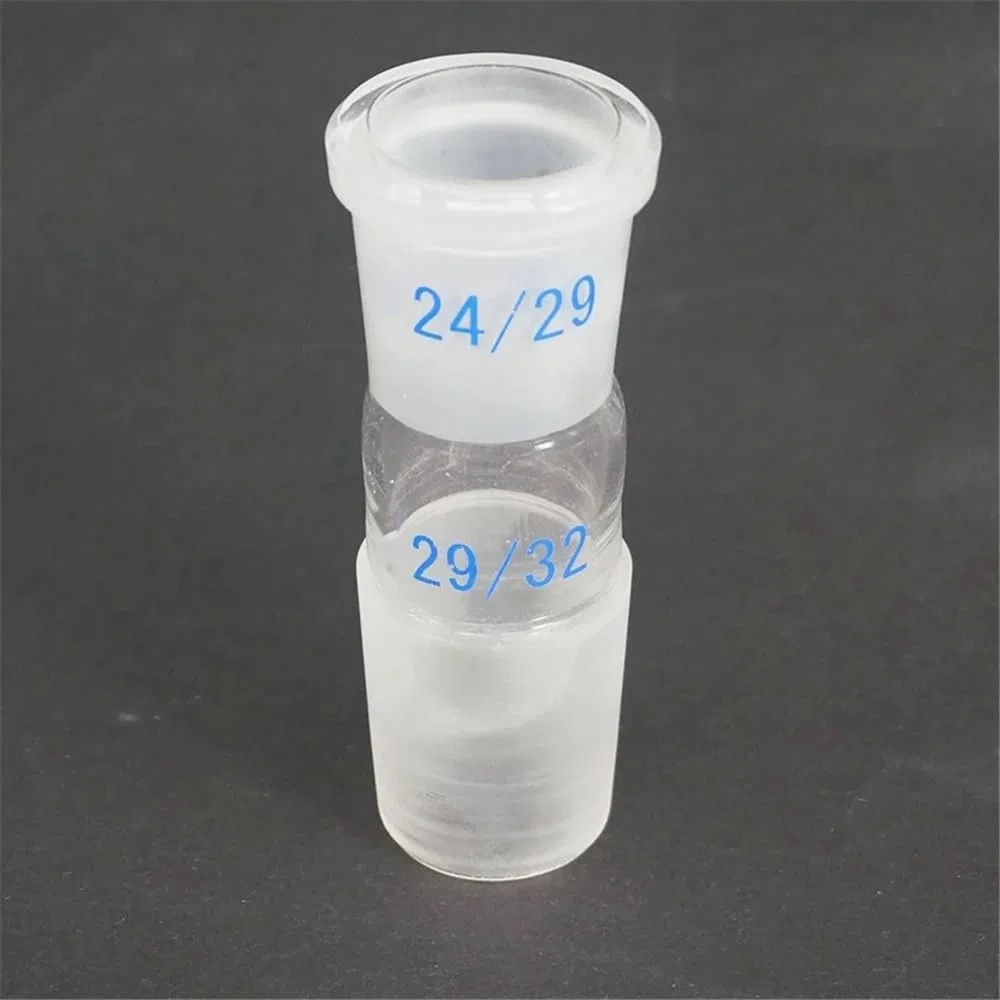 24/29 Buchse auf 29/32 Stecker Laborglas Reduzier-Transferadapter Glaswaren
