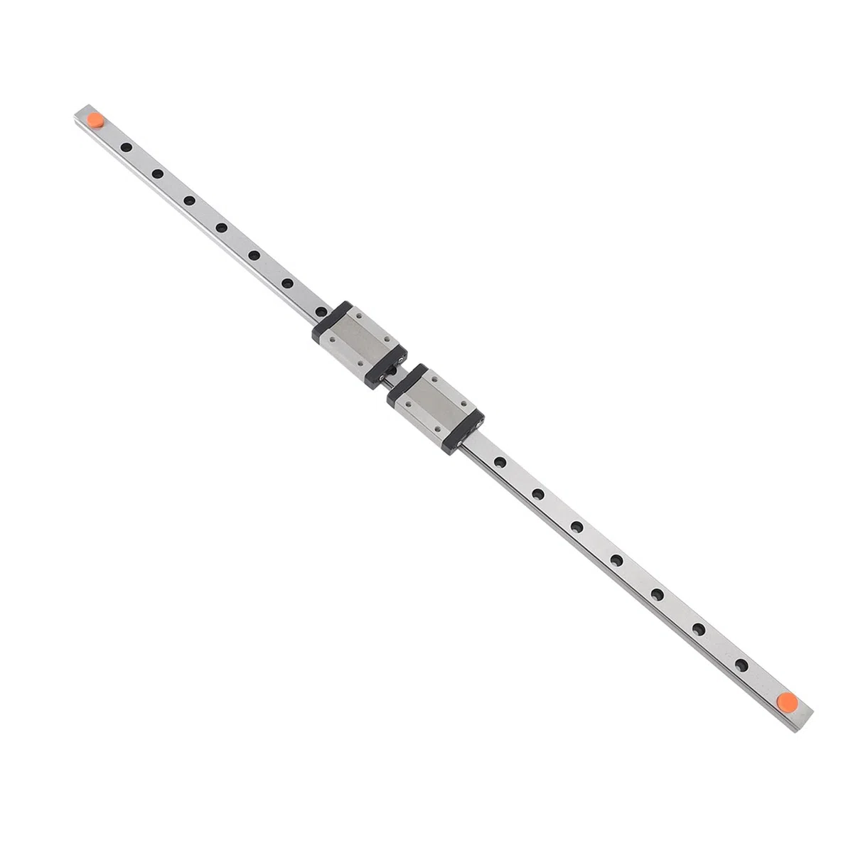500 Mm Schieber-Linearführung mit 2 MGN12H Edelstahl, Ausgezeichnetes Lagerstahlmaterial, 4-Punkt-Kontaktdesign für Automatisierungsgeräte für 3D-Drucker