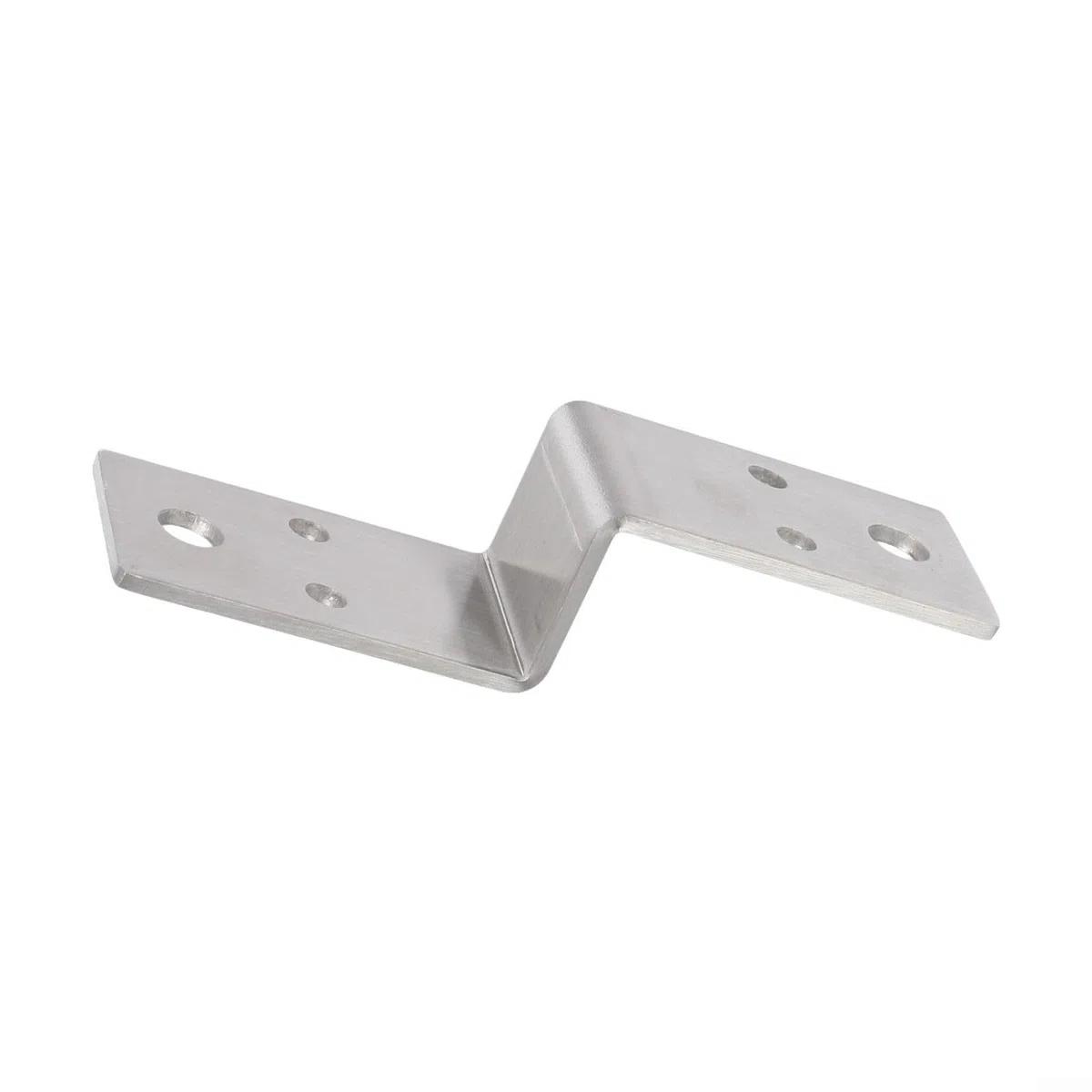 Zilimontt Robuster Z-Eckverbinder aus Metall, Winkeleisen, Z-Typ-Winkel zum Verbinden und Verstärken, Möbelwinkel, Gebäudewinkel flach (30 mm)