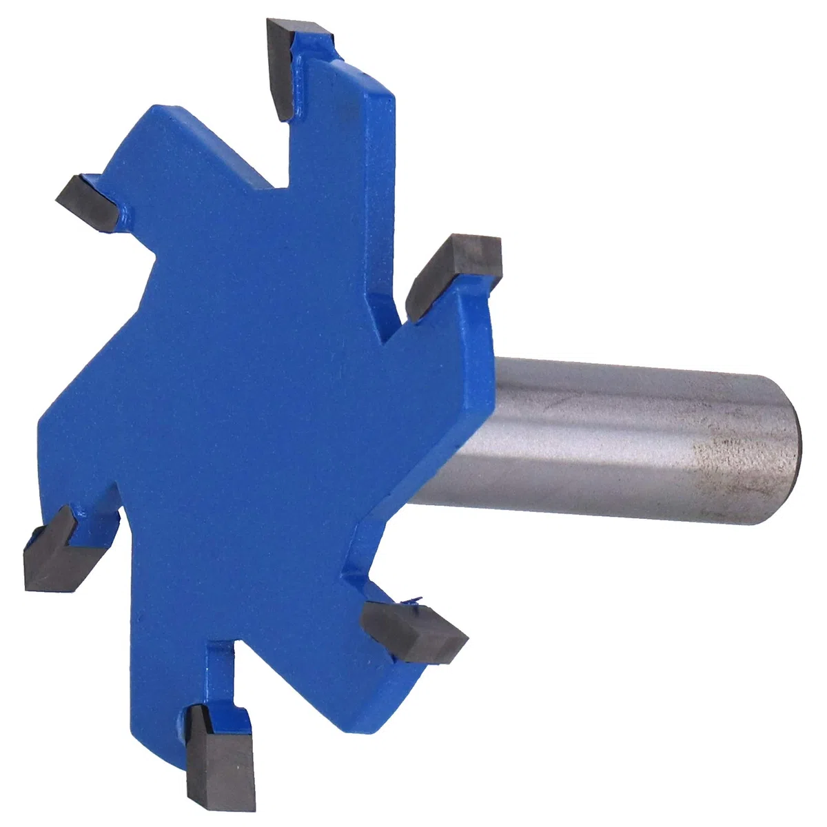 Schlitzfräser, T-Nut-Fräser, 6-Nut-Fräser, Schlitzfräser oder Elektrisches Fräs-/Trimmwerkzeug für die Holzbearbeitung (12 mm Griff)