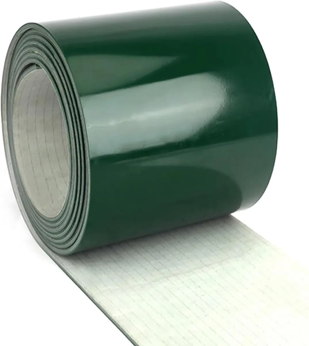 Industrielle Verwendung Grünes industrielles, hin- und hergehendes geneigtes Förderband aus PVC, geeignet for effizienten Materialtransport(10x150x0.2cm)
