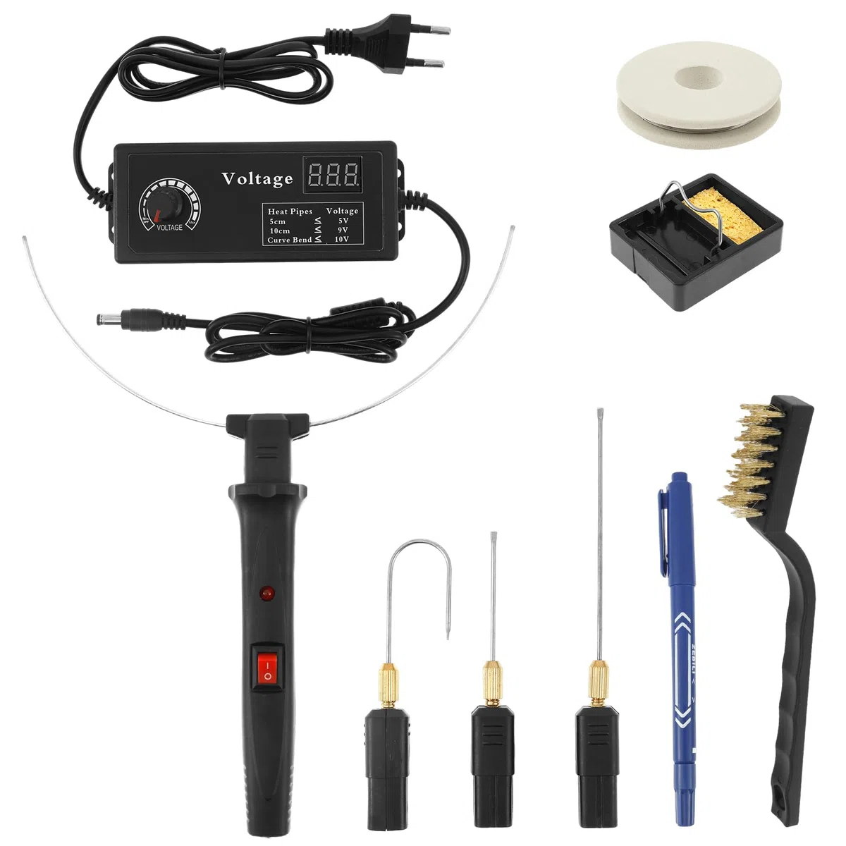 Elektrischer Schaumstoffschneider Ultra Präzise Temperaturregelung Ergonomisch Sicher 22 x 17,5 x 2,5 cm Heißdrahtschneider Styropor Schneidestift Schaumstoff Schneider Styroporschneider