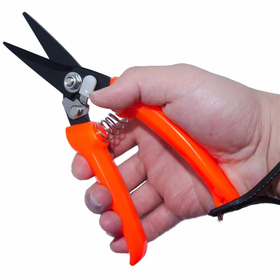 Professionelle Klauenschere für Schafe und Ziegen, 20,3 cm, Rot-Schwarz, Gezahnte Klingen