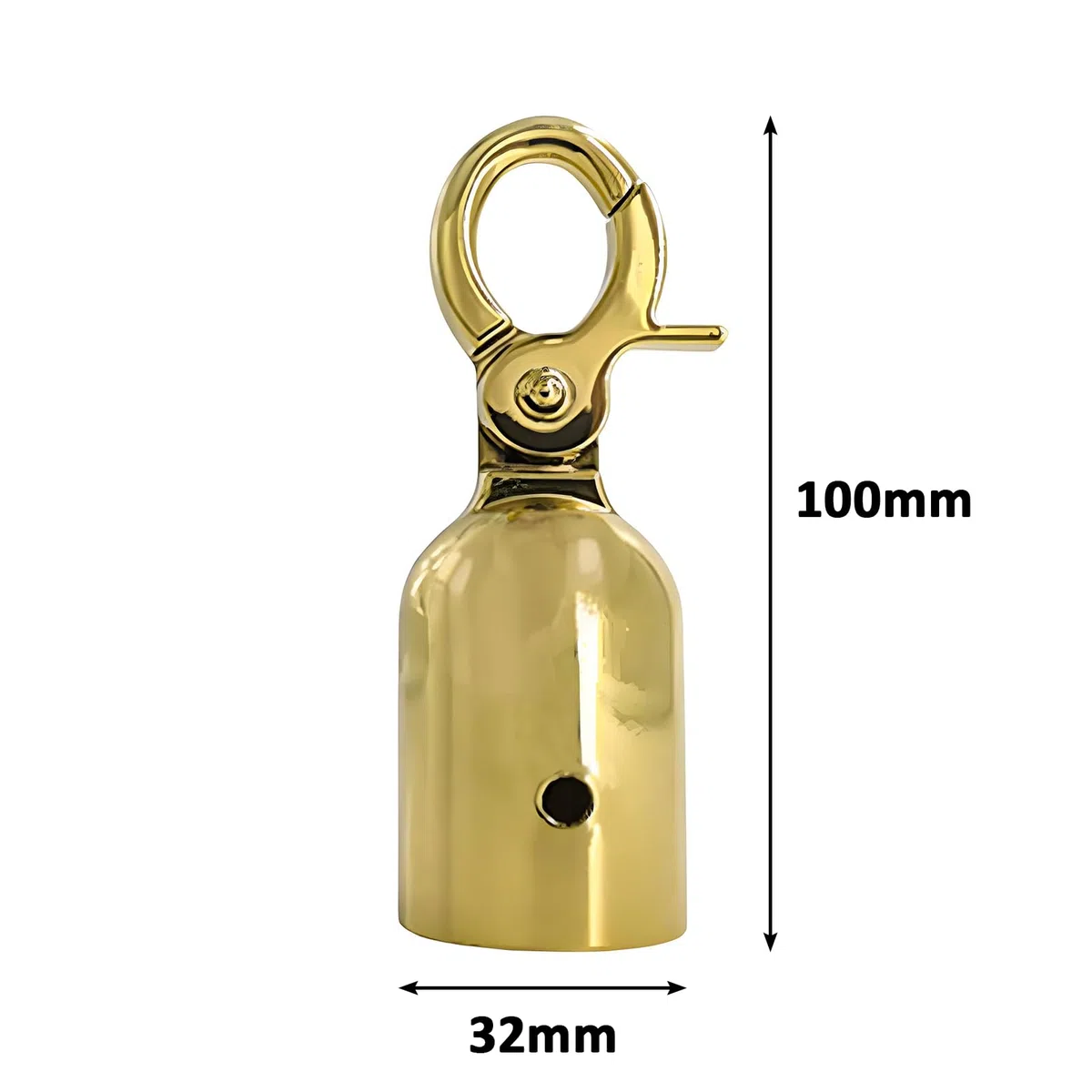 Kaffeebraune Absperrkordel mit goldfarbenem Haken, Sicherheitsseil für Personenleitsysteme, Event-Eingänge, Warteschlangen, Eröffnungen, Hochzeiten, Hotels, Partys(Size:1.5 m / 4.92 ft)