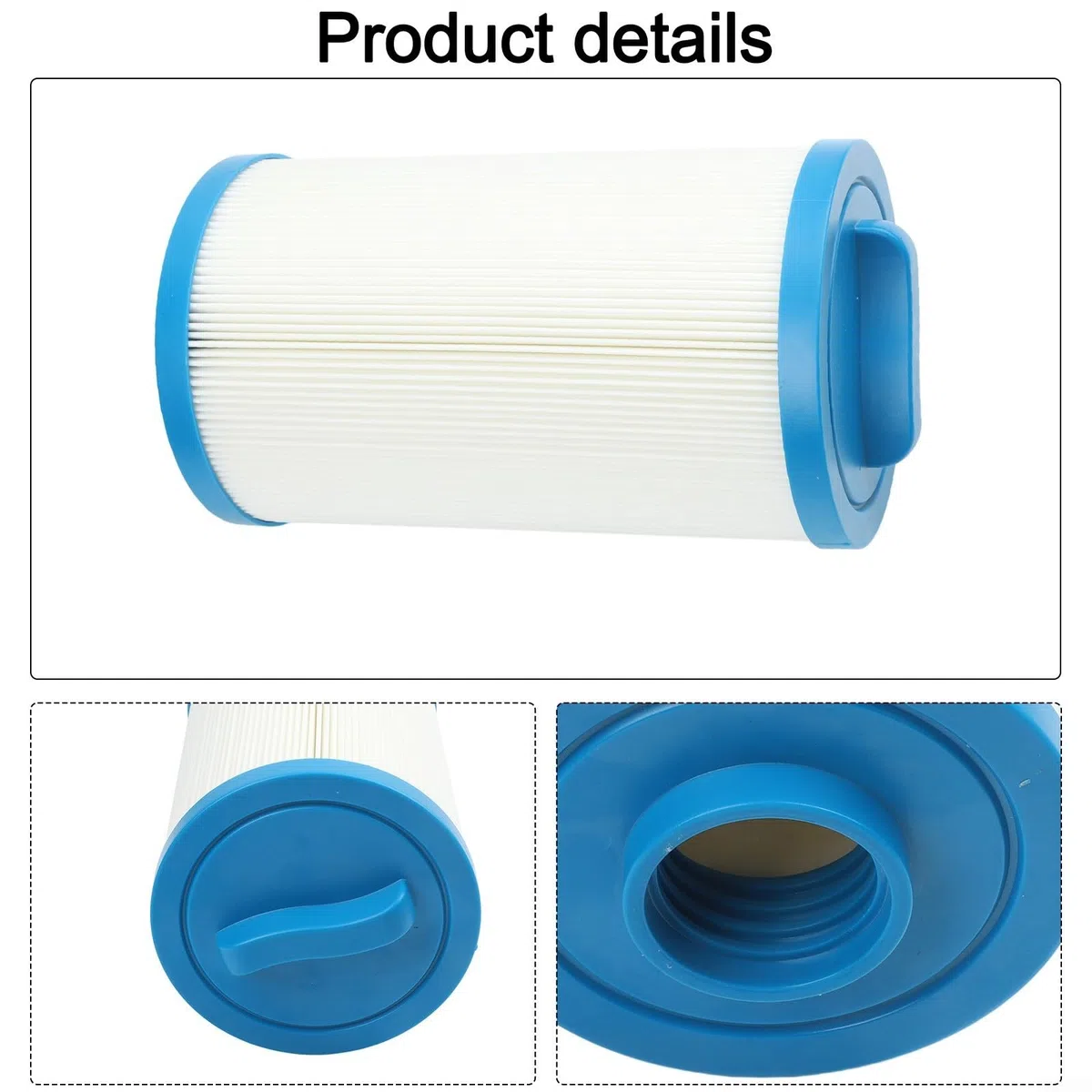 Spa-Schwimmbad-Filterkartusche 4CH-935, hocheffiziente Trilobal-Filtration für PWW35L PMA-R3 Waterway Teleweir 35SF