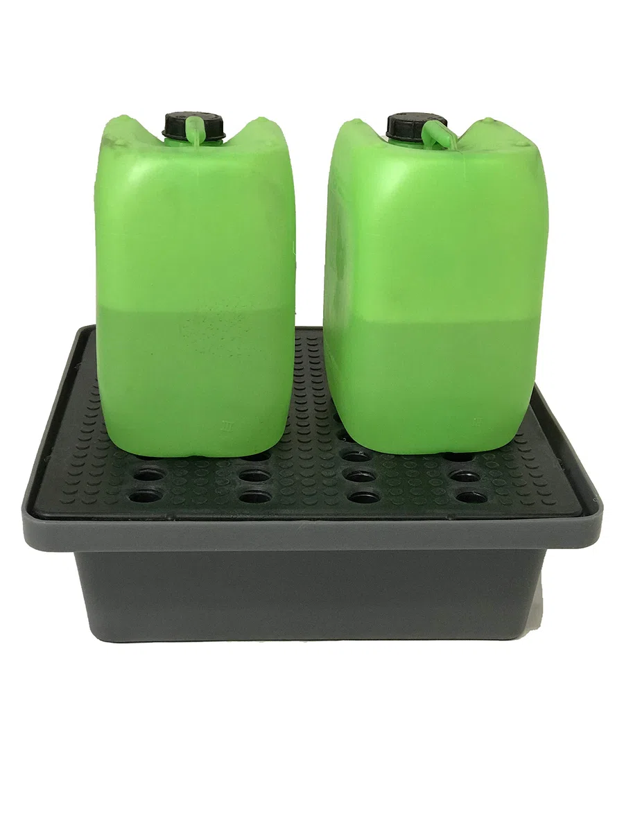 Auffangbehälter mit Gitter 30 Liter HDPE