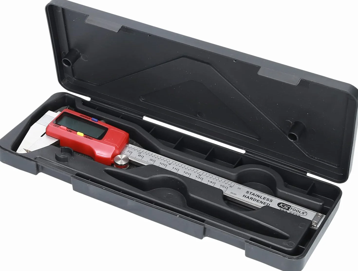 KS Tools 300.0532 Digital-Messschieber 0-150 mm, Farbig, One Size, 4042146364468