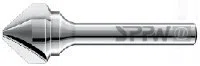 Kegelsenker VHM 90° z:3 Form C L:52 Ø8,3