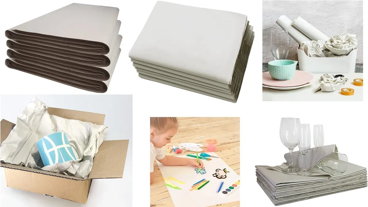 300-Blatt-Zeitungsausschnitte-Verpackungspapier für bewegliche Box-Füllung, bewegliche Haus-Essentials-Verpackungspapierblätter zum Verpacken und Schützen von zerbrechlichen Artikeln 12"x24"