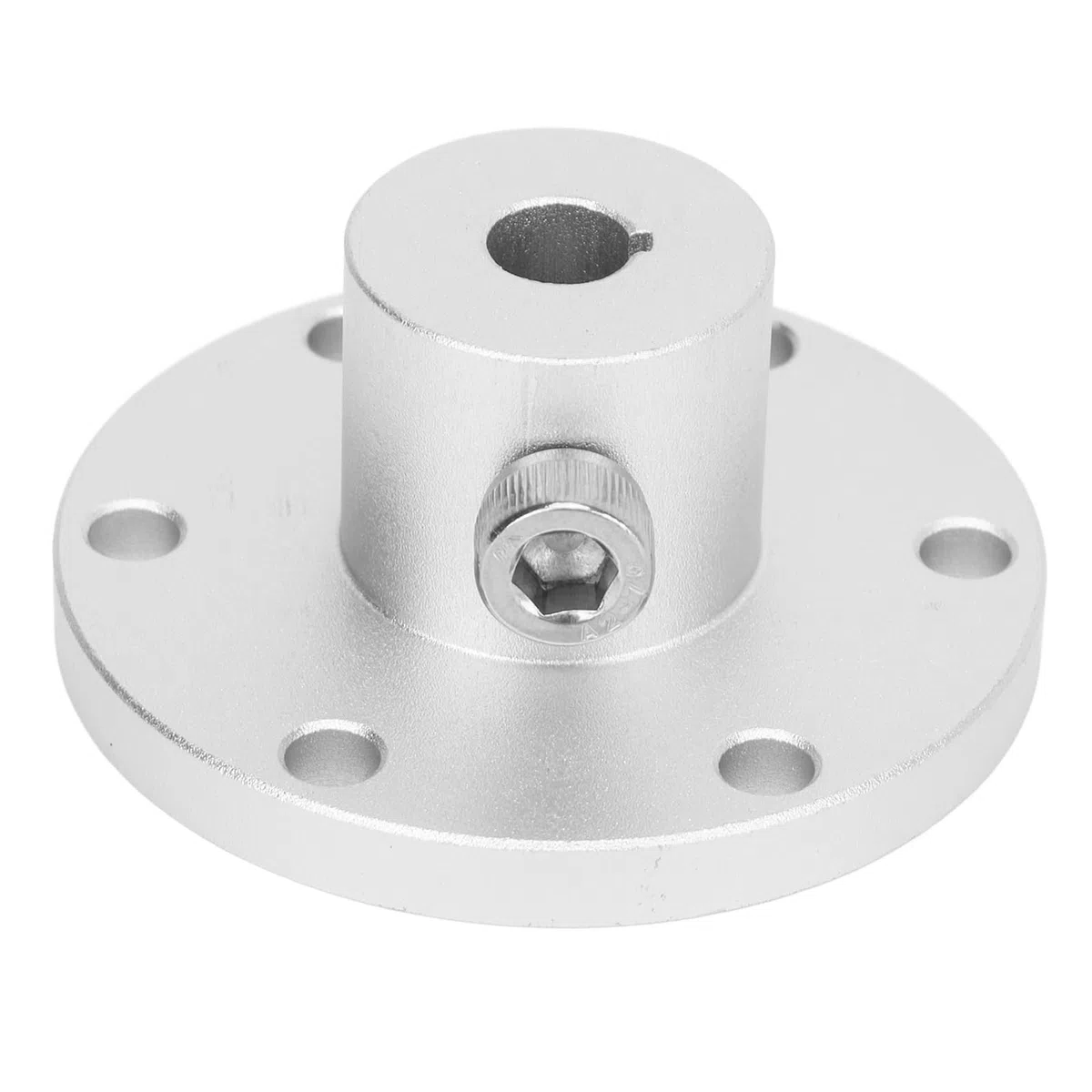 Wellenkupplungs Motoranschluss, 8 mm Flanschwellenkupplung, Aluminiumlegierung, Starre Flanschführung, Wellenkupplungs Motoranschluss mit Passfedernut für 14049 Rad DIY RC