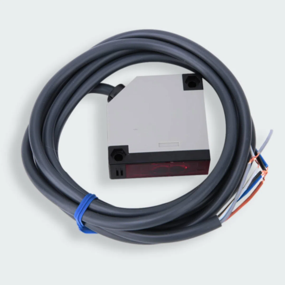 300 mm Empfindlicher Schaltsensor, E3Jk-Ds30M1 IP65 Gehäuse Diffuse Reflexionstyp Optoelektronisch mit feuerfestem ABS-Material für industrielle Automatisierung und Steuerung(DC12-24V)