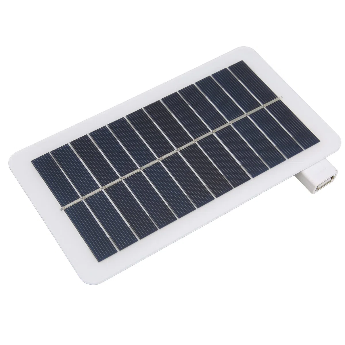 Fafeicy Mini Solarpanel 2W 5V 400mA USB Solarladegerät tragbar wasserdicht Solarzelle für Smartphone Camping Beleuchtung kleine Elektrogeräte