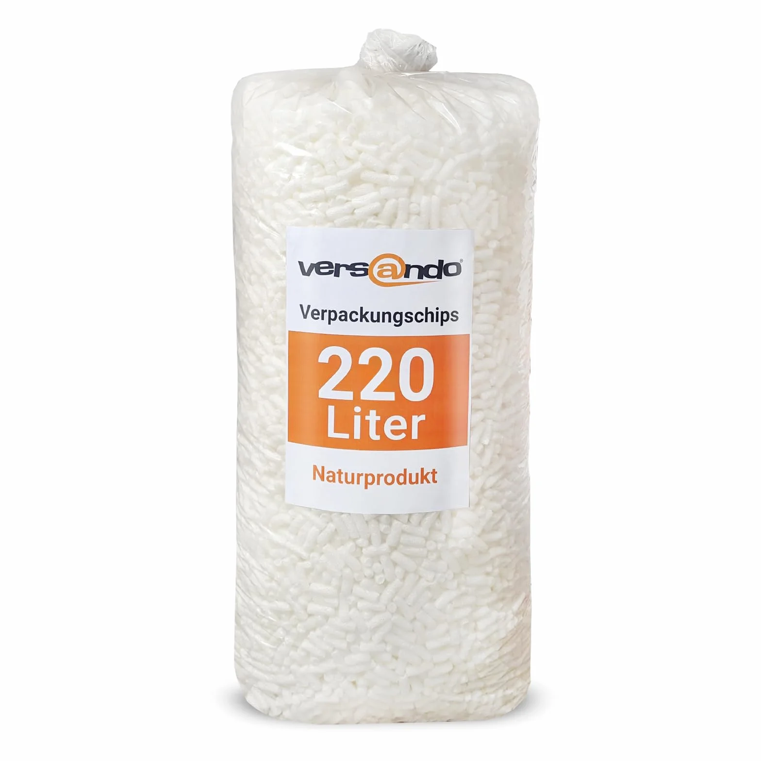 versando 220 Liter Verpackungschips Füllmaterial Polsterchips - 100% natürlich abbaubar aus Maisstärke