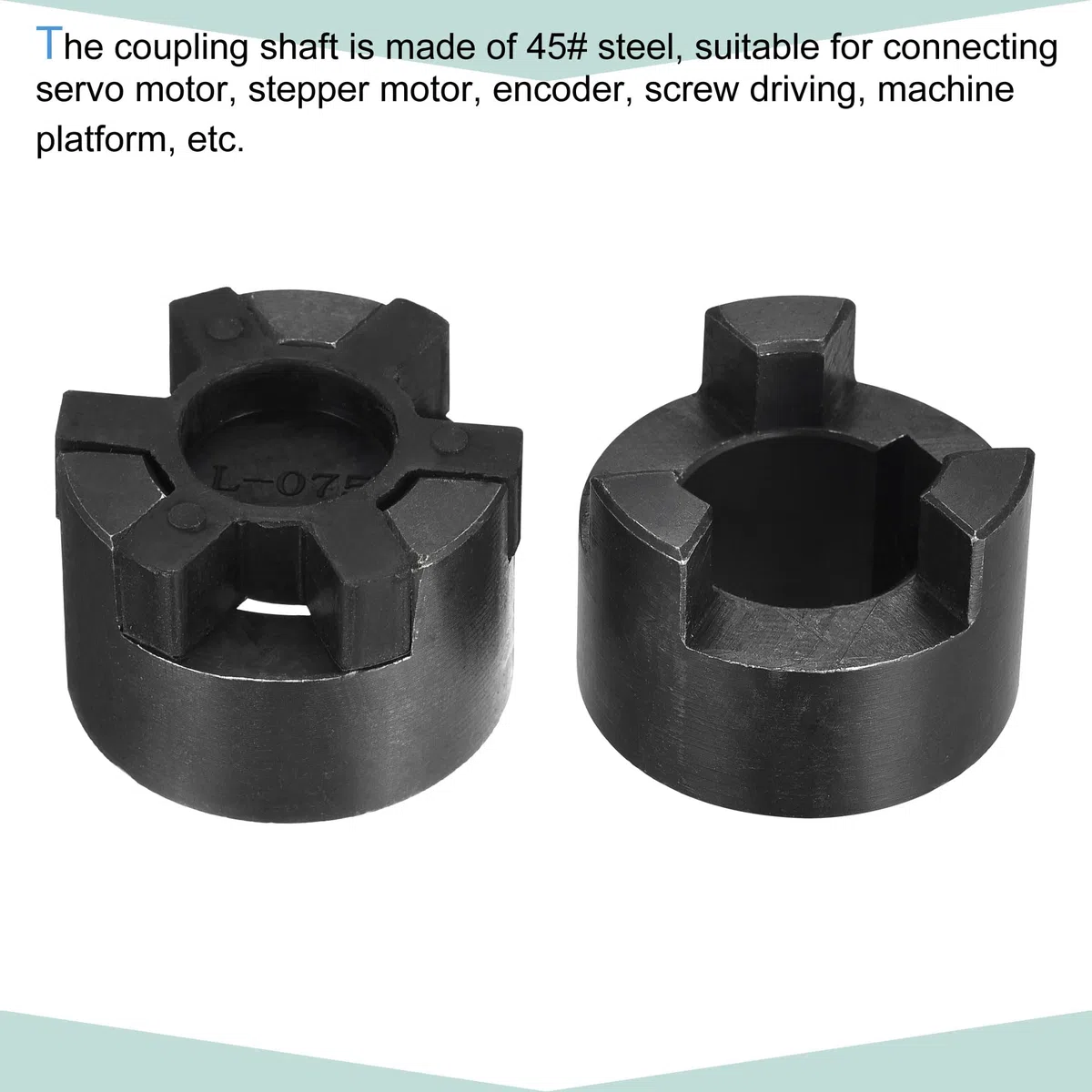 sourcing map Flexible Kupplungswelle 25 mm bis 25 mm Flexible Kupplung 51 mm L x 44 mm OD Motorkupplungsgelenk