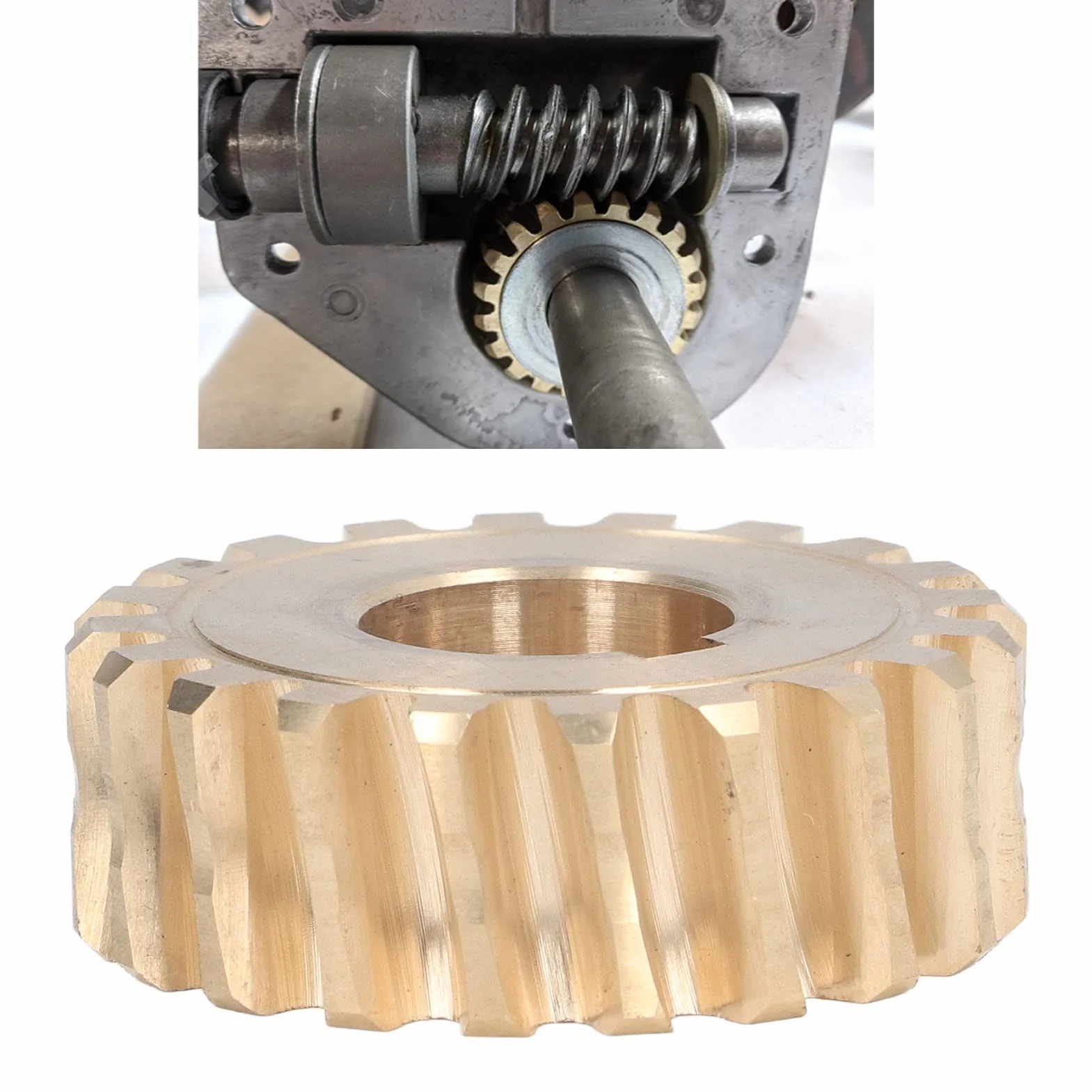 Schneckenrad, Messing 1-7/8 Zoll AD 20T für 917-04861 20T 717-04449 717-04861 717-0528