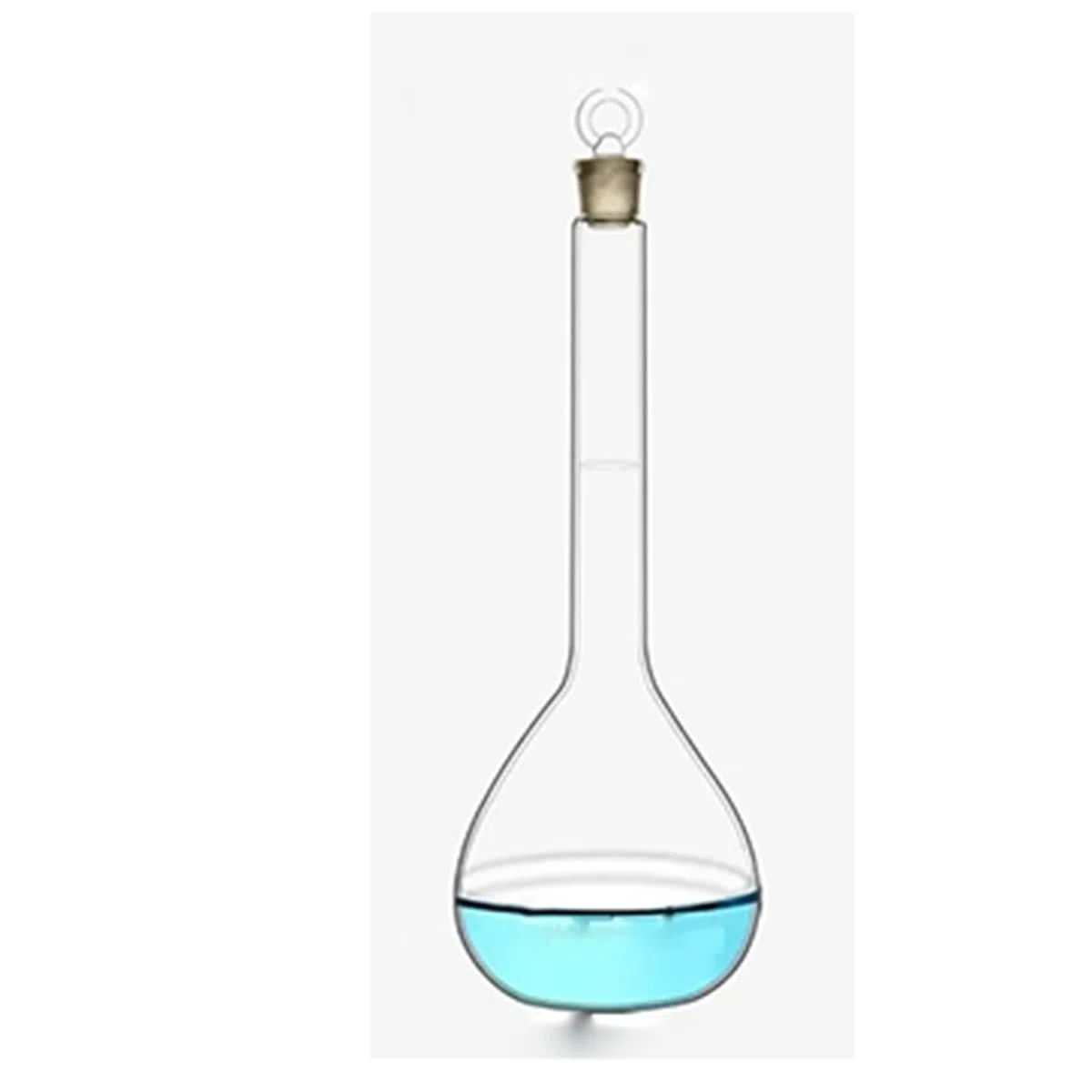 1 stücke 100/50/200/500/1000 ml Glas Labor Klare Messkolben Mit Kopf Stopper(200ml)