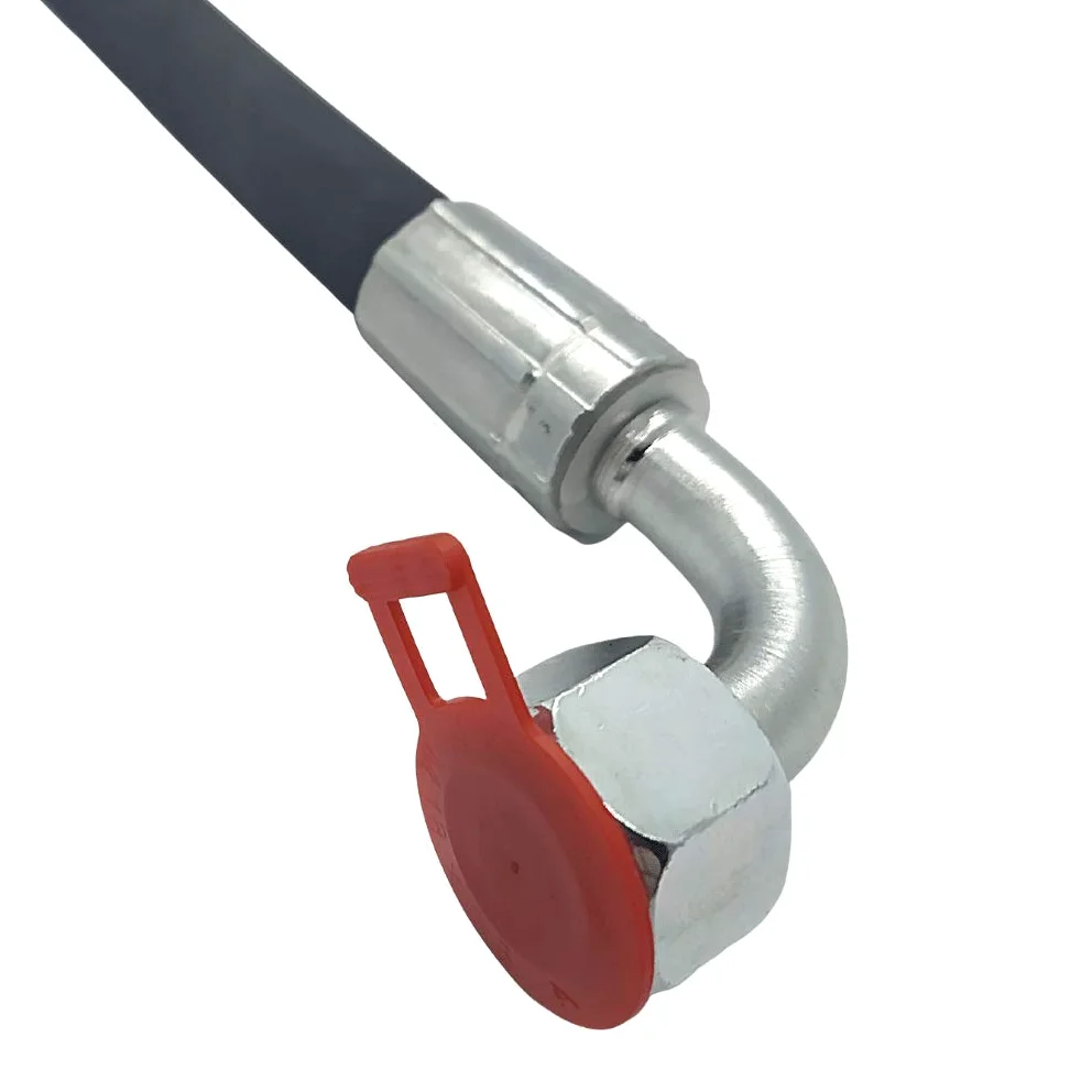 Hydraulikschlauch 16S 800mm 1SN DN13 | Gewinde M24 x 1.5 | DKOS - DKOS90 | Nenndruck 160bar