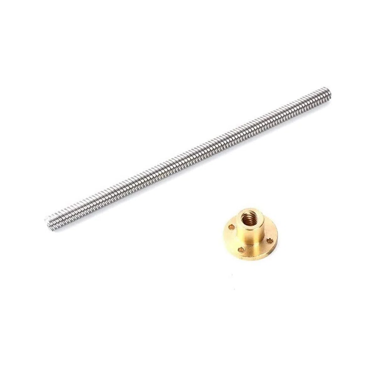 Gewindespiel 10 mm Vollgewindestange Tr10 x 2, Tr10 x 3, Trapezstange aus Edelstahl, 3 mm, 8 mm, 12 mm, 14 m Blei, T10-Leitspindel mit Messingmutter Schraube trapezförmig (Color : Pitch 2 lead 14mm,