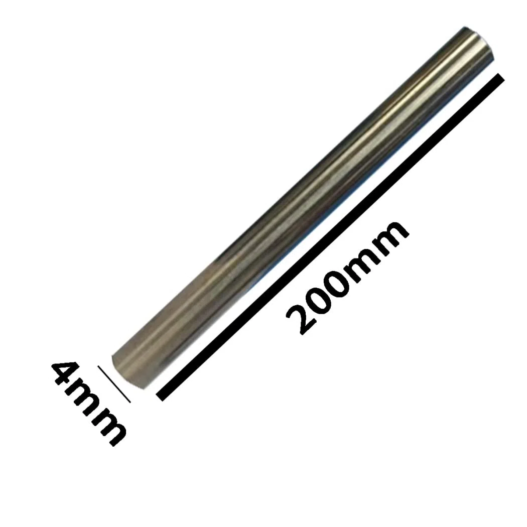 Rein Wolframstab Rundstäbe Metalle zur Vergleichenden Untersuchung von Werkstoffeigenschaften Länge 200mm Durchmesser 0.2mm bis 9mm,Diameter 4mm