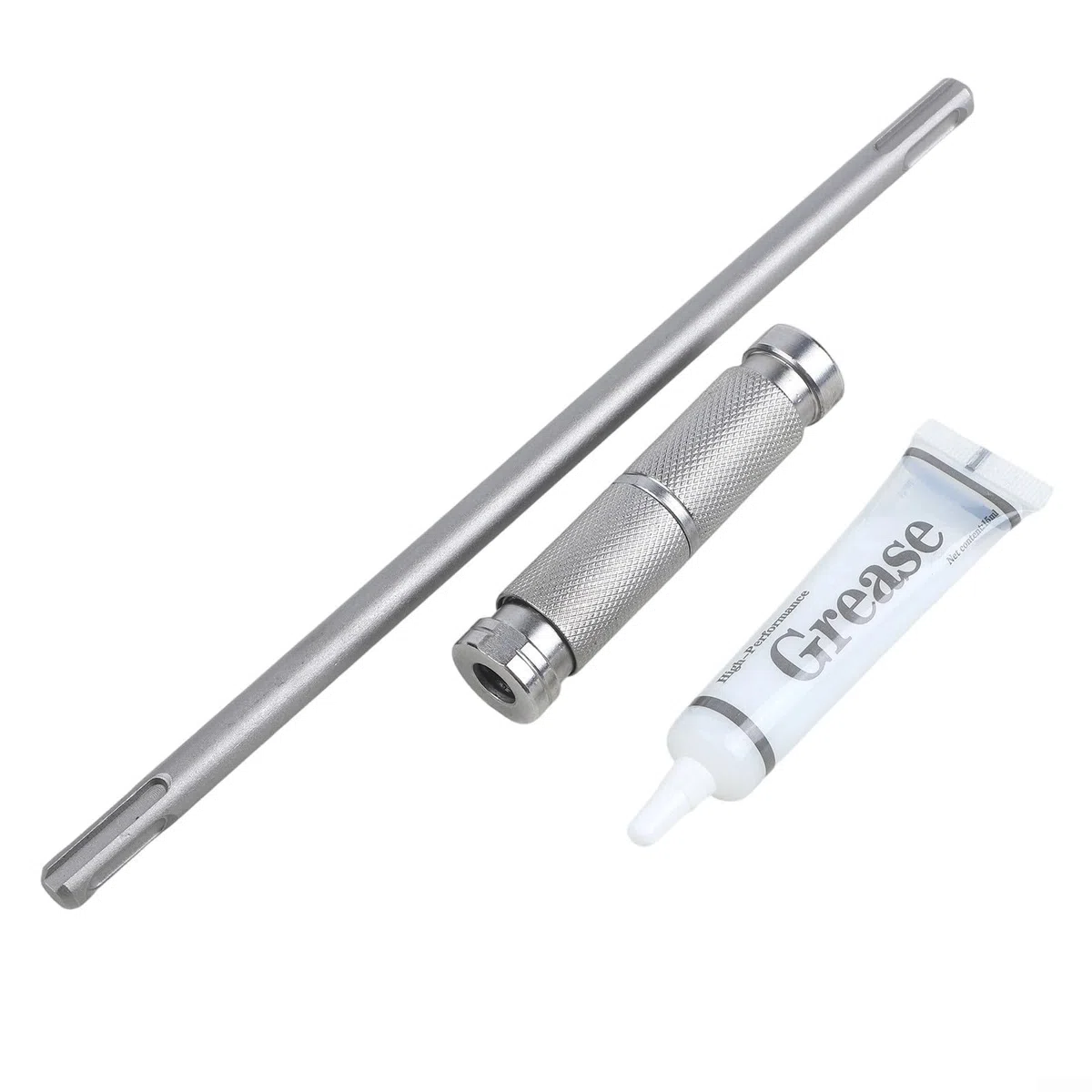 SDS-Plus-Verlängerungsstange, 26 cm, mit Schnellwechseladapter für Bohrhammer, entwickelt für schnelle Werkzeugverriegelung und Kompatibilität mit verschiedenen Bohrer-Rundschäften