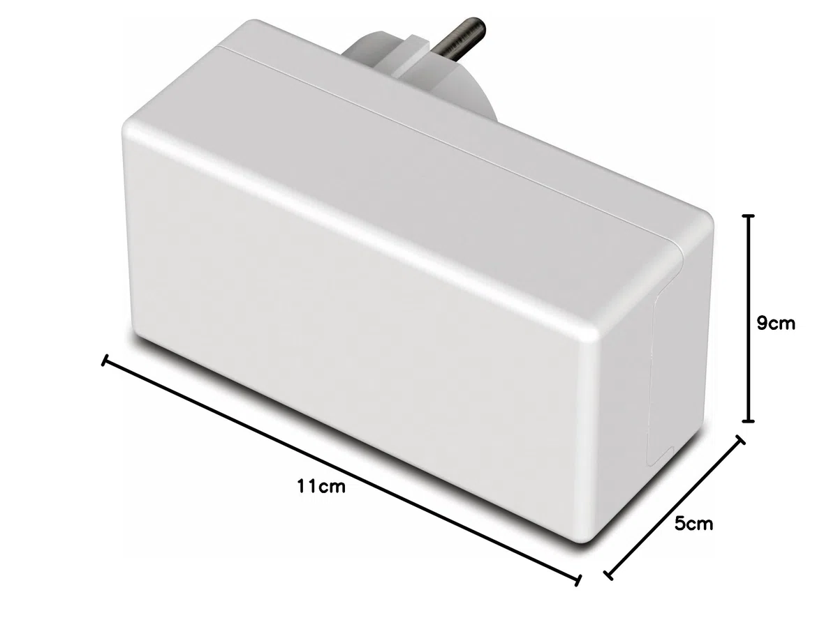 Bopla SE 420 E/CEE -9016 Stecker-Gehäuse 100 x 50 x 40 PC Weiß 1 St.