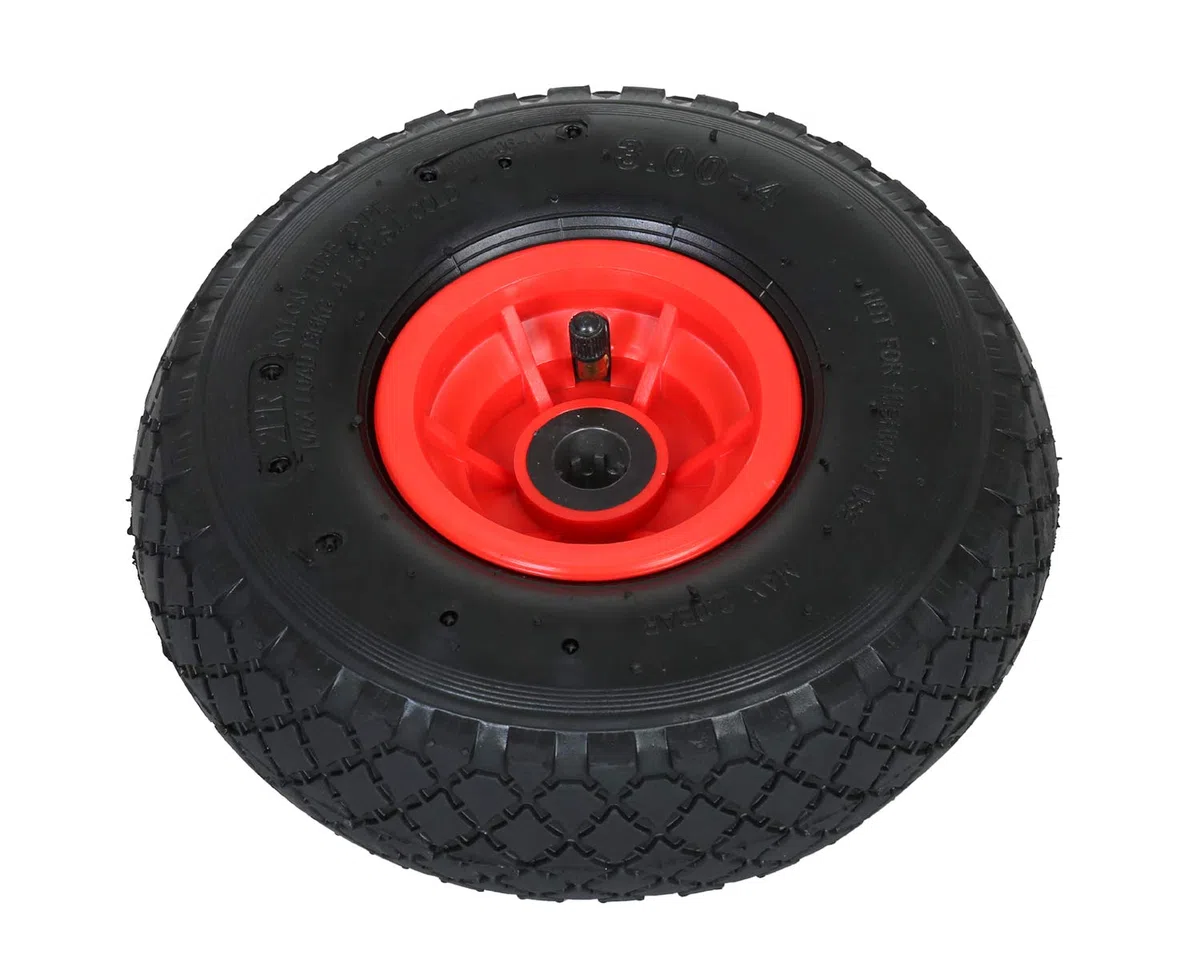 FROSAL Sackkarrenrad Nabe 20mm/60mm Rad Bollerwagen | Ersatzrad Reifen Sackkarre | Ersatzreifen | Luftreifen Rollenlager Kugellager | (2 Stück)