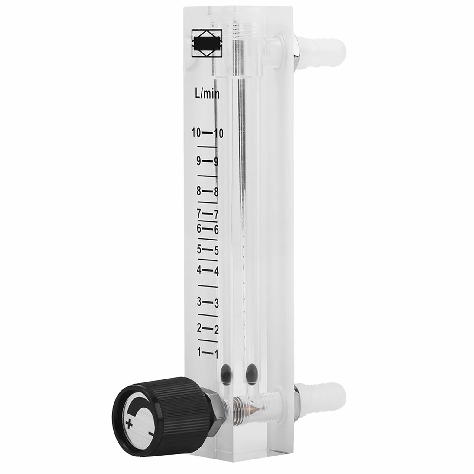 Durchflussmesser 1-10LPM mit Regelventil für Sauerstoff/Luft/Gas Unterstützung 0,6 MPa Druck für unidirektionale Gas- / Sauerstoff- / Luftdurchflussmessung für Industry.